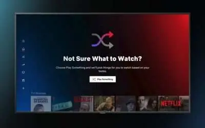 Netflix just launched play something